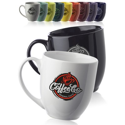 16 oz. Bistro Glossy Personalized Coffee Mugs